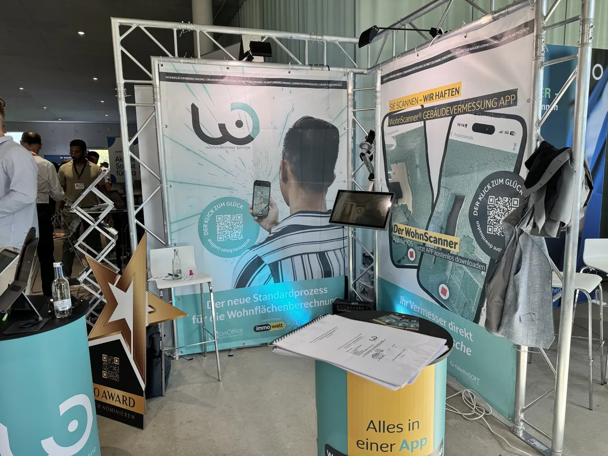 WohnScanner-Messestand auf der Business Beats 2026