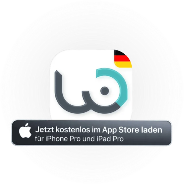 WohnScanner-App jetzt kostenlos im App Store laden – für iPhone Pro und iPad Pro